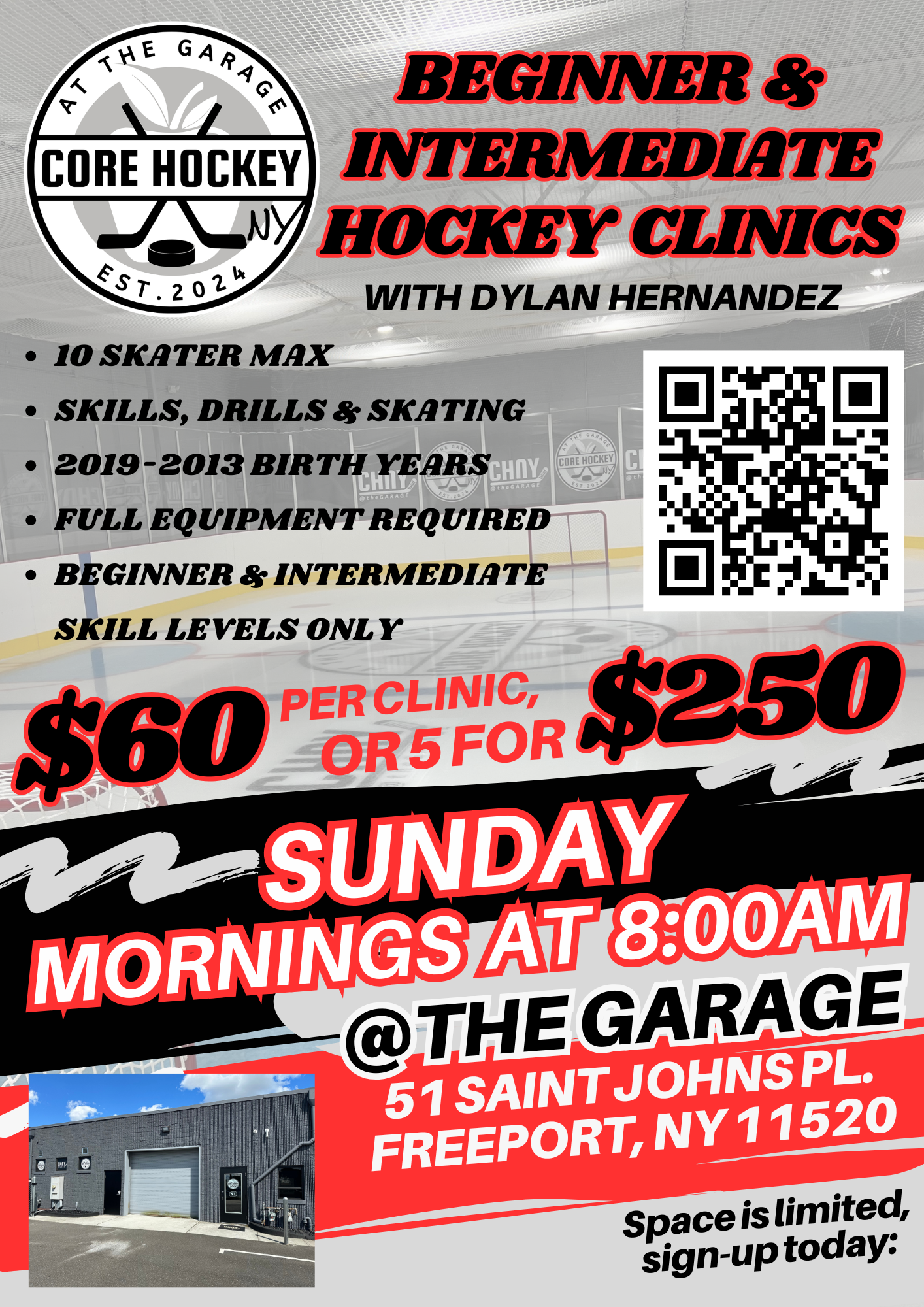 CORE Clinic - Beginner & Intermediate (Single Session) Sundays at 8:00AM (2019-2013) - Dylan Hernandez