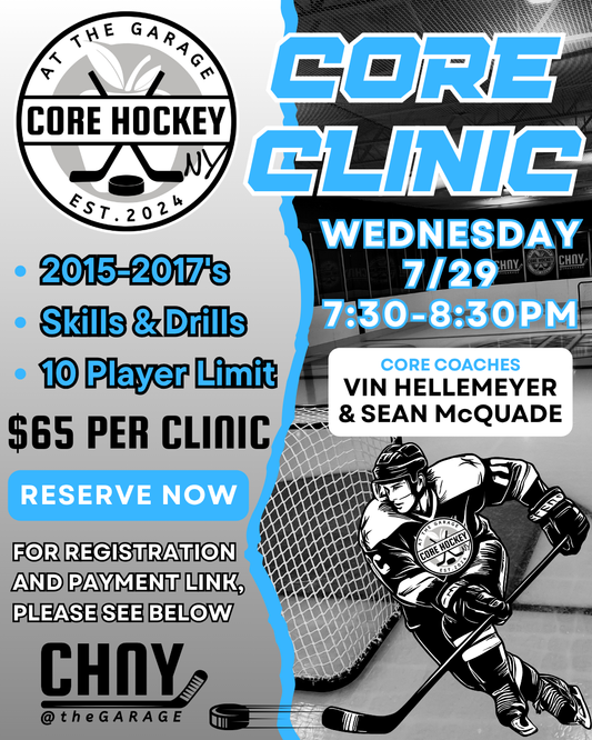 CORE Clinic - Wed. 7/29 7:30PM (2015-2017's) - Vin Hellemeyer/Sean McQuade